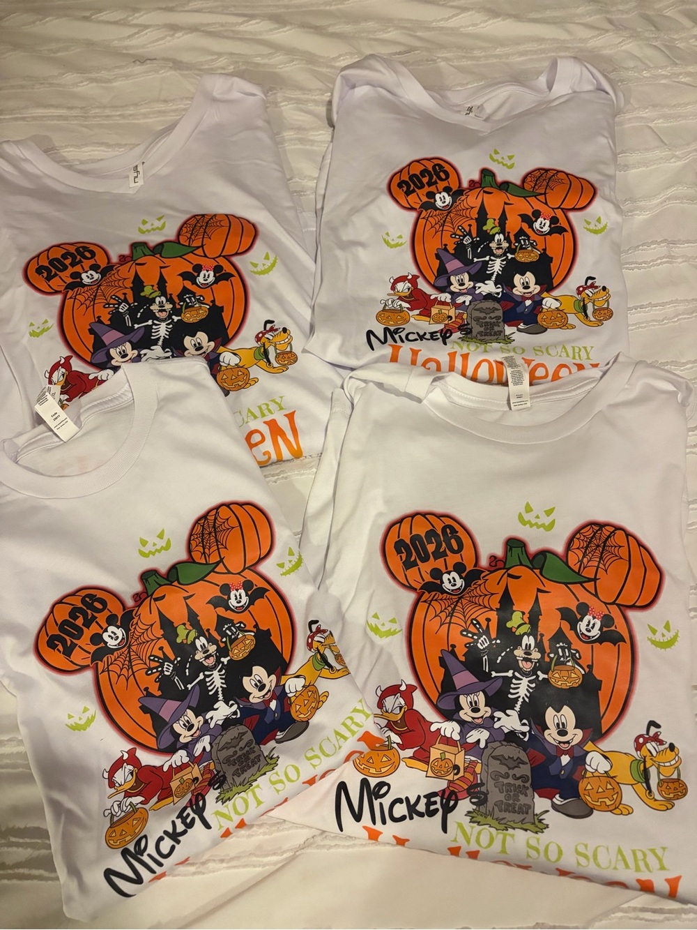 Disney MNSSHP Halloween themed family shirts